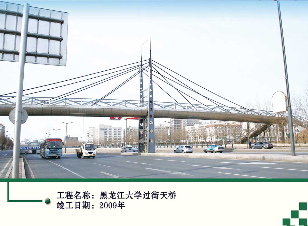 黑龙江大学过街天桥